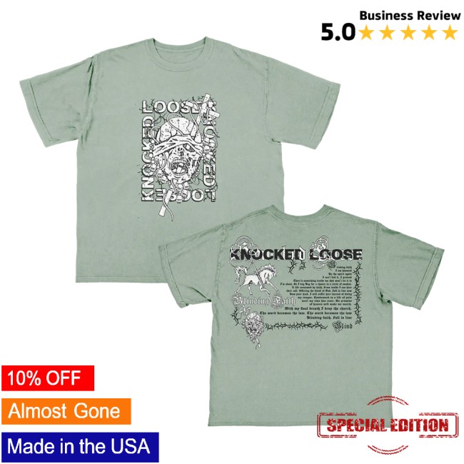 Knocked Loose Store Merch Knocked Loose Blinding Faith Tee Knocked Loose Store Merch Knocked Loose Blinding Faith Tee