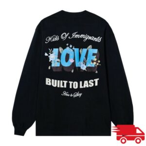 Extra Butterny Store Merch Kids Of Immigrants Mens Love Longsleeve Shirt