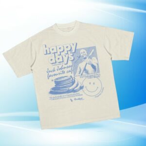 Breakfast Shirts Store Merch Happy Days Jack Johnson’s Favourite Cafe Tee
