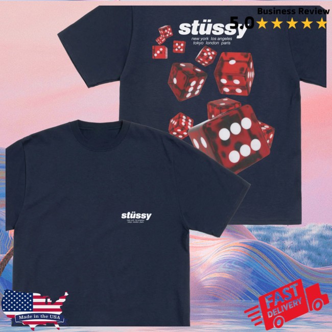 Stussy Store Merch Rollers Tee Stussy Store Merch Rollers Tee
