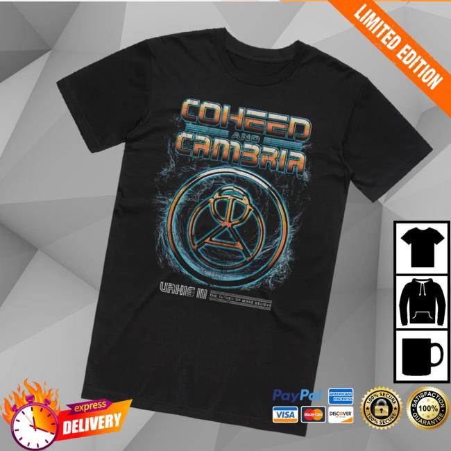 Coheed And Cambria Merch Store Chrome Vaxis T-Shirt Coheed And Cambria Merch Store Chrome Vaxis T-Shirt