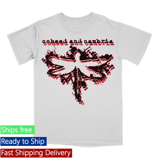Coheed And Cambria Store Merch Halftone Dragon T-Shirt Coheed And Cambria Store Merch Halftone Dragon T-Shirt
