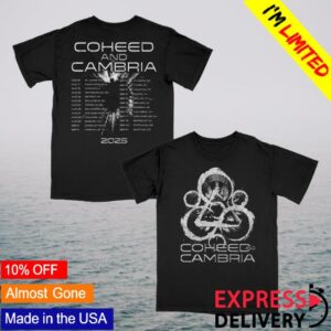 Coheed And Cambria Store Merch Stone Keywork Fall Tour T-Shirt