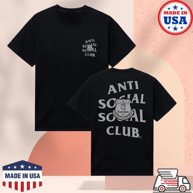 Antisocialsocialclub Merch Store Assc X Everton Fc Blues Tee Antisocialsocialclub Merch Store Assc X Everton Fc Blues Tee