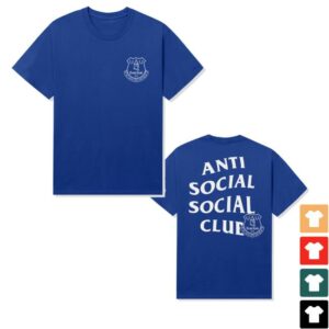 Antisocialsocialclub Merch Store Assc X Everton Fc Evertonian Tee