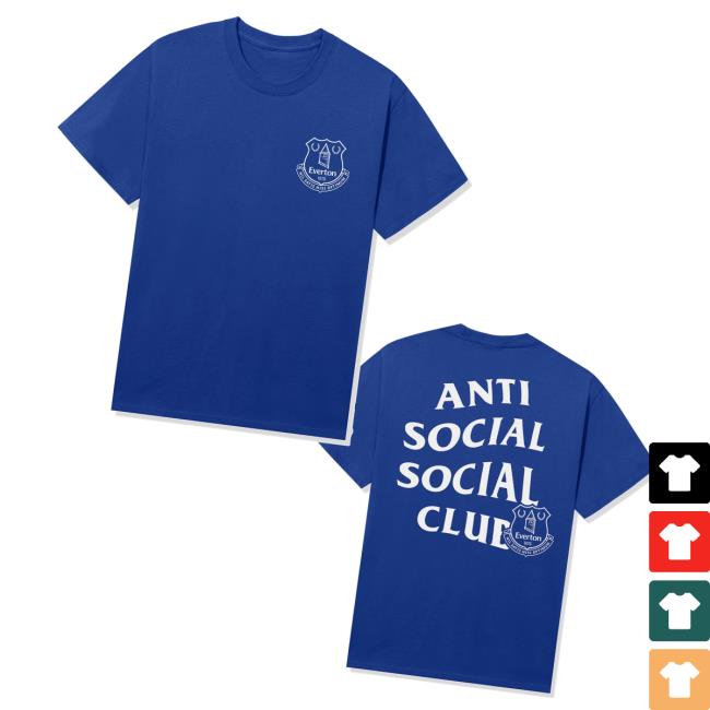 Antisocialsocialclub Merch Store Assc X Everton Fc Evertonian Tee Antisocialsocialclub Merch Store Assc X Everton Fc Evertonian Tee