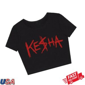Kesha Store Merch Logo Crop Top