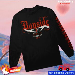 Bayside Store Merch Strong Hands Black Long Sleeve