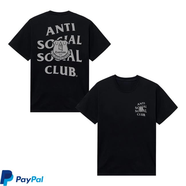 Antisocialsocialclub Store Merch Assc X Everton Fc Blues Tee Antisocialsocialclub Store Merch Assc X Everton Fc Blues Tee