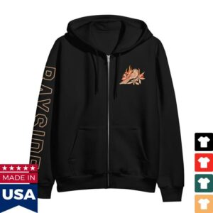 Bayside Merch Store Devotion Skull Black Zip-Up