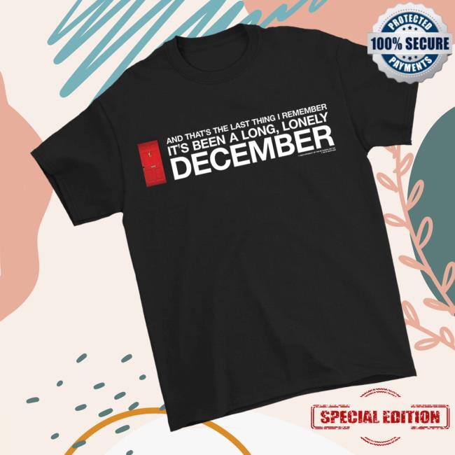 Neck Deep Store Merch December Tee Black Neck Deep Store Merch December Tee Black