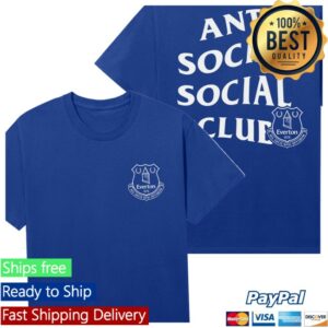 Anti Social Social Club Store Merch Assc X Everton Fc Evertonian Tee