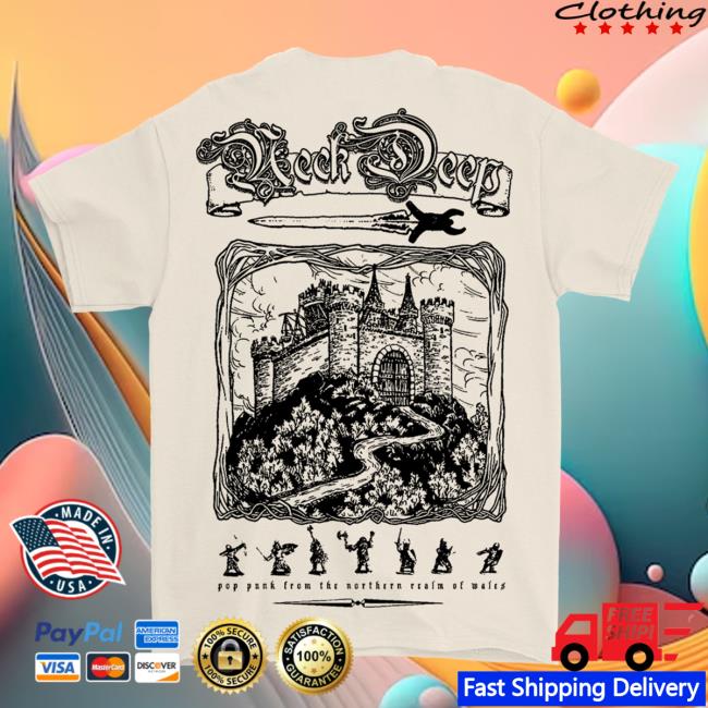 Neck Deep Store Merch Fantasy Tee Off White Neck Deep Store Merch Fantasy Tee Off White