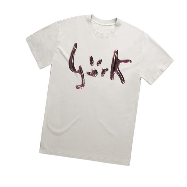 Bjork Shop Merch Björk Bubble Logo T-Shirt Bjork Shop Merch Björk Bubble Logo T-Shirt
