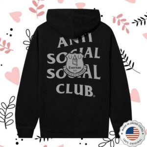 Anti Social Social Club Store Merch Assc X Everton Fc Blues Hoodie