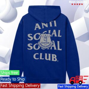 Anti Social Social Club Store Merch Assc X Everton Fc Blues Blue Hoodie