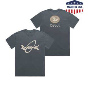 Bjork Merch Store Debut Logo T-Shirt