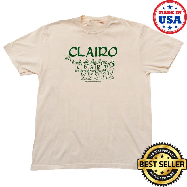 Clairo Store Merch Charm Trumpet Fest Tee Clairo Store Merch Charm Trumpet Fest Tee