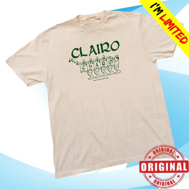 Clairo Store Merch Charm Trumpet Fest Tee Clairo Store Merch Charm Trumpet Fest Tee