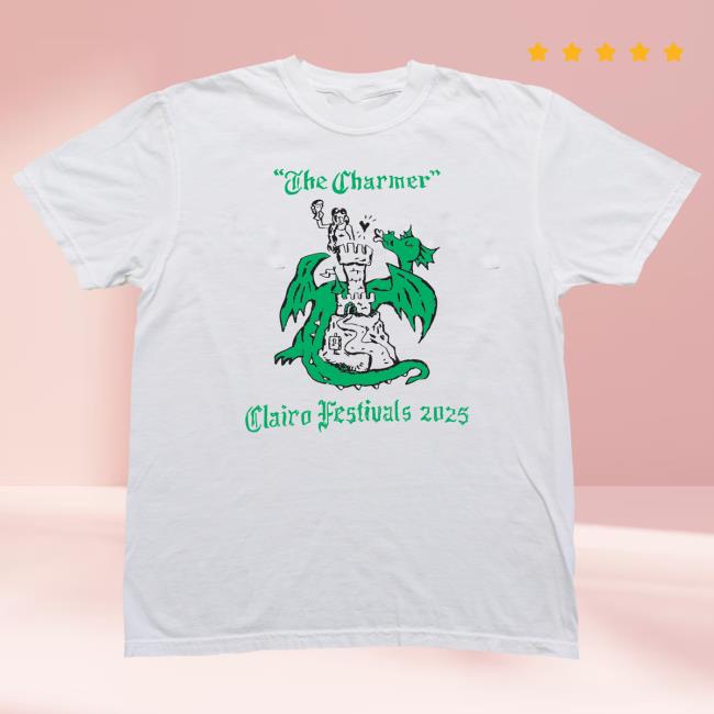 Clairo Store Merch The Charmer Fest Tee Clairo Store Merch The Charmer Fest Tee