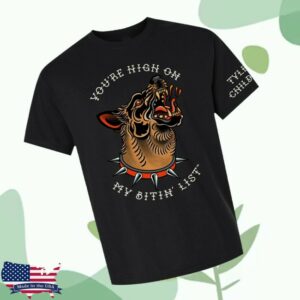 Tyler Childers Store Merch Bitin’ List Dog T-Shirt