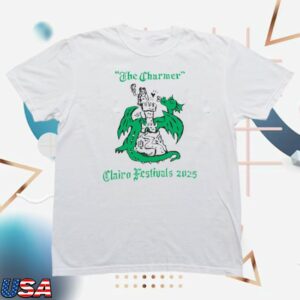 Clairo Store Merch The Charmer Fest White Tee