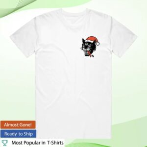 Bayside Store Merch Panther Holiday White T-Shirt