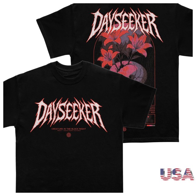 Dayseeker Store Merch Creature Metal Black T Dayseeker Store Merch Creature Metal Black T
