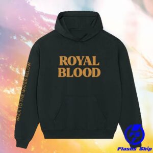 Royal Blood Merch Store Back To The Water Below Black Hoodie