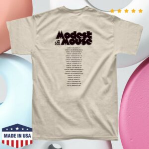 Modest Mouse Store Merch Modest Mouse Summer 2025 Ivory Tour Tee