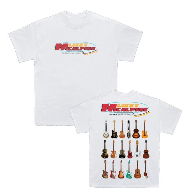 Lizzy Mcalpine Shop Merch Older And Wiser Guitar Tee Lizzy Mcalpine Shop Merch Older And Wiser Guitar Tee