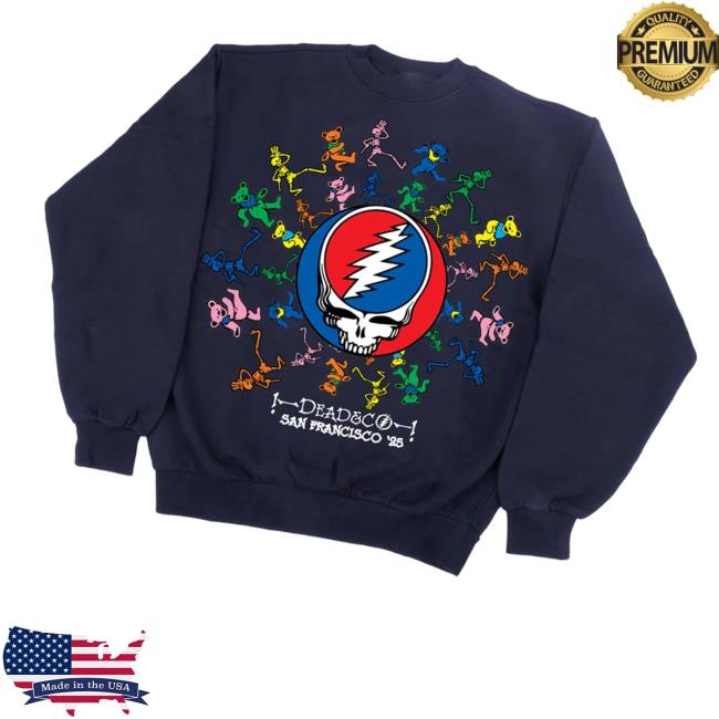Dead And Company Store Merch Dead And Company San Francisco 2025 Crewneck Sweatshirt Dead And Company Store Merch Dead And Company San Francisco 2025 Crewneck Sweatshirt