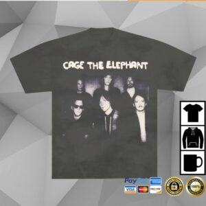 Cage The Elephant Store Merch Band Photo 2025 Tour Tee