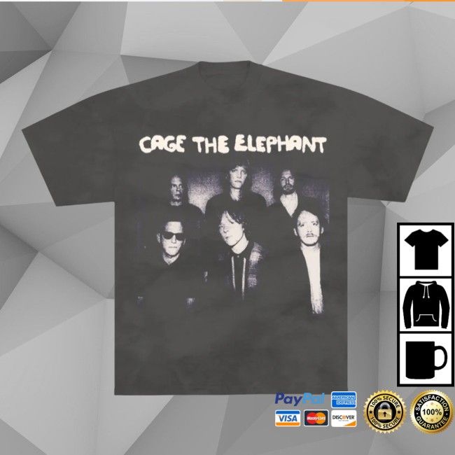 Cage The Elephant Store Merch Band Photo 2025 Tour Tee Cage The Elephant Store Merch Band Photo 2025 Tour Tee