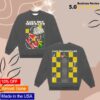 kenny cage the elephant store merch abstract checkered tour crewneck