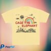 kenny cage the elephant store merch cage the elephant yellow doodle tee