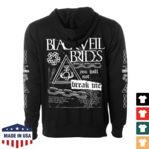 Black Veil Brides Store Merch Break Chains Hoodie
