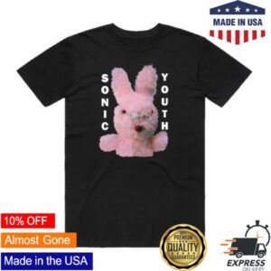 Bingo Merch Store Dirty Bunny Black T-Shirt