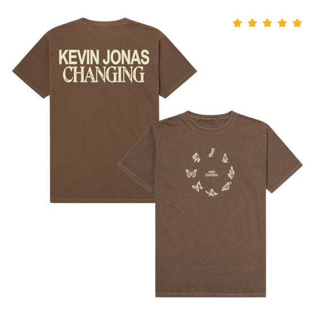 Jonas Brothers Merch Store Keep Changing Tee Jonas Brothers Merch Store Keep Changing Tee