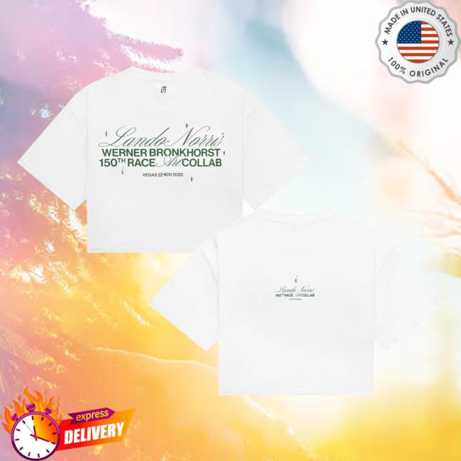 Lando Norris Merch Store Ln X Wb Exhibition Cropped Tee Lando Norris Merch Store Ln X Wb Exhibition Cropped Tee