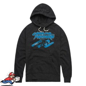 Luke Combs Panthers Merch Store Unisex Homage Charcoal Carolina Panthers X Luke Combs Hoodie