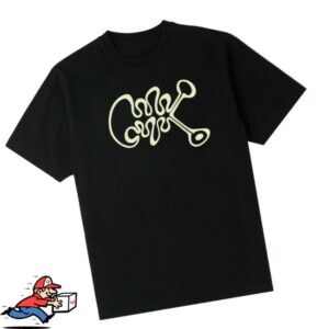 Bleep Store Merch Telepathic Fish Logo Black T-Shirt