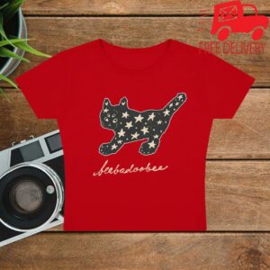 Beabadoobee Merch Store Space Cat Baby Tee