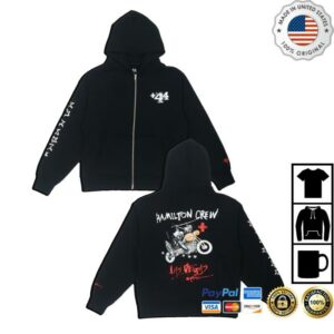 Plus44 World Merch Store Vegas Moto Ride Zip Up Hoodie