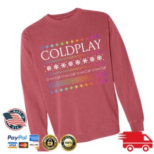 Coldplay Store Merch Coldplay Holiday Crewneck