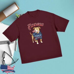 Finneas Official Store Merch Peaches Holiday T-Shirt