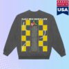 kenny Cage The Elephant Merch Store Abstract Checkered Tour Crewnecka