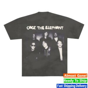Cage The Elephant Merch Store Band Photo 2025 Tour Tee