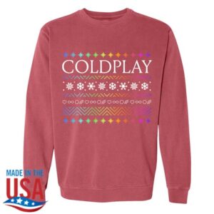 Coldplay Merch Store Coldplay Holiday Crewneck