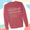 kenny Coldplay Merch Store Coldplay Holiday Crewnecka